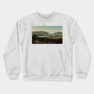 View from Garrison, West Point, New York by David Johnson Crewneck Sweatshirt